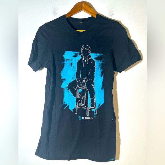 Ed Sheeran Black Graphic Concert T-Shirt - Picture 1 of 2